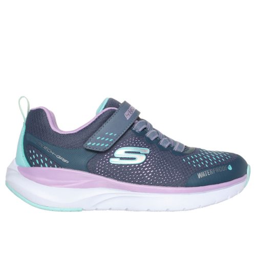 Skechers kislány vízálló cipő ultra groove fekete-pink