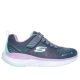 Skechers kislány vízálló cipő ultra groove fekete-pink